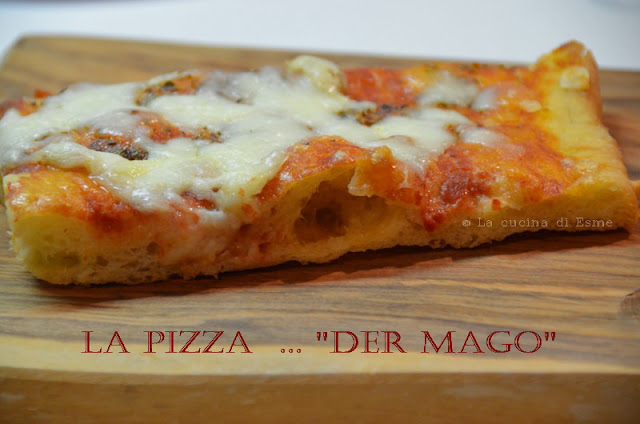 Pizza con farina manitoba a lunga lievitazione con poco ...